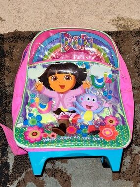 Dora The Explorer Rolling Backpack